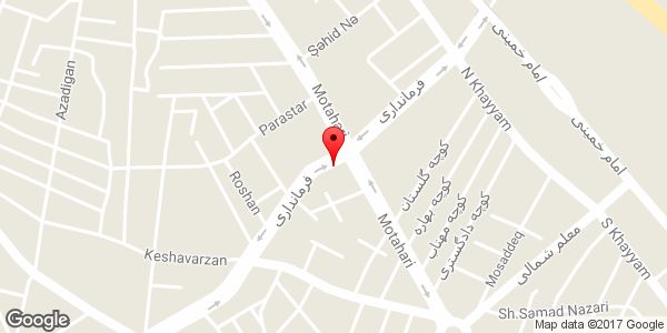 موقعیت فروشگاه لوازم خانگی روی نقشه