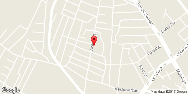 موقعیت سوپر پروتئین همشهری روی نقشه