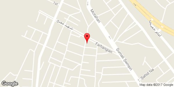 موقعیت سالن زیبایی خورشید ناز روی نقشه