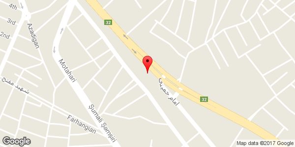 موقعیت لاستیک فروشی نظری روی نقشه