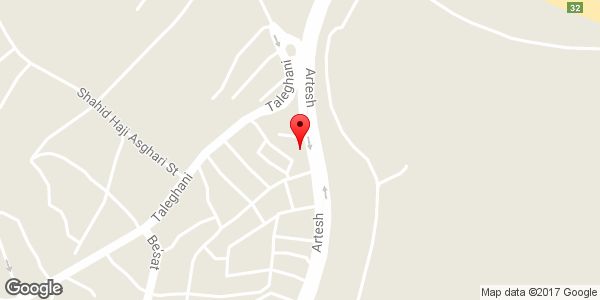 موقعیت مرکز نصب و تعمیر LPG و CNG آسمان آبی روی نقشه