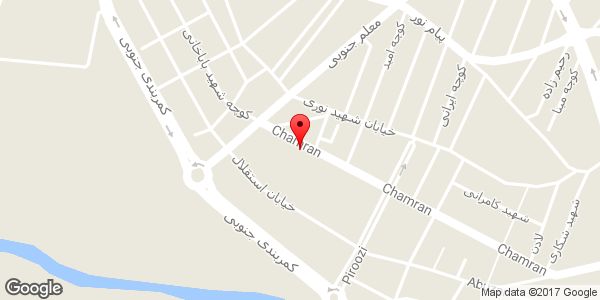 موقعیت مزون خانه مد روی نقشه