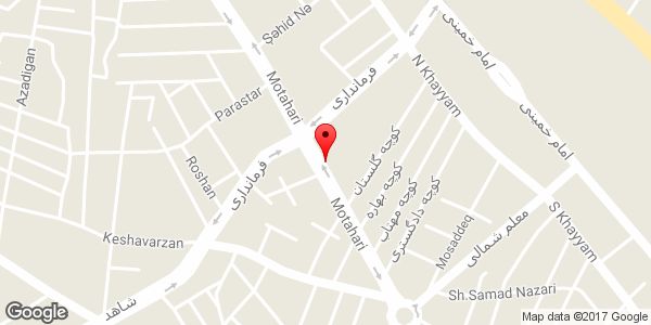 موقعیت پارچه فروشی هاشمی روی نقشه