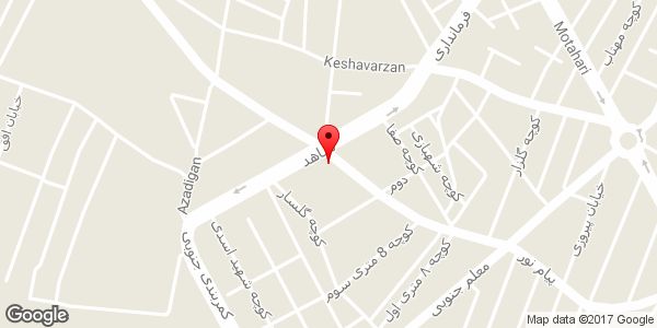 موقعیت مهدکودک و پیش دبستانی مستقل دردانه‌ها روی نقشه