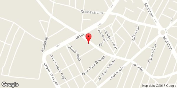 موقعیت سوپر مارکت امینی روی نقشه