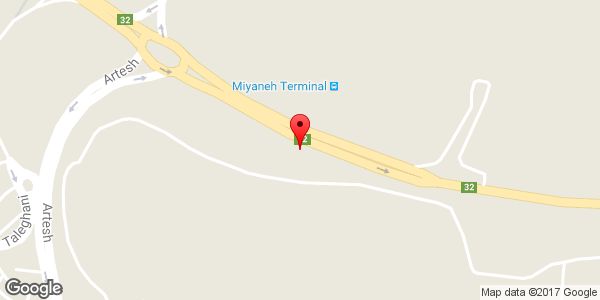 موقعیت لوازم یدکی و بدنه حسینی روی نقشه