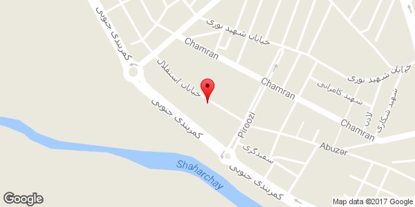 موقعیت خیاطی طرلان روی نقشه