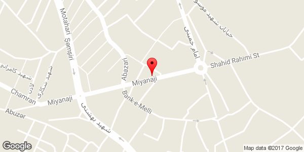 موقعیت تزئینات دکوراتیو روی نقشه