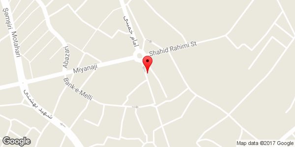 موقعیت سوپر مرغ عمو کاظم روی نقشه