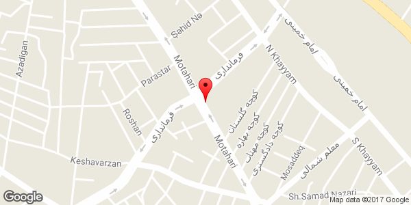 موقعیت پرند روی نقشه