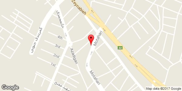 موقعیت تعمیرگاه موتور سیکلت جترو روی نقشه