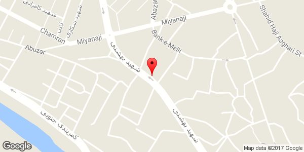 موقعیت لاستیک خاتمی فر روی نقشه