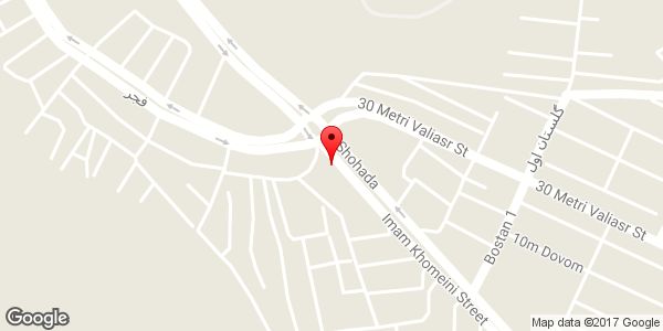 موقعیت جوشکاری، آهنگری و فنر سازی یاران روی نقشه