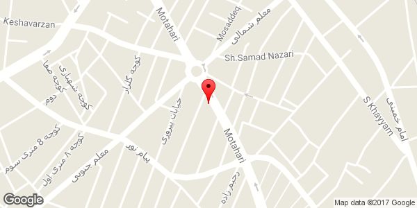 موقعیت گالری رجال روی نقشه