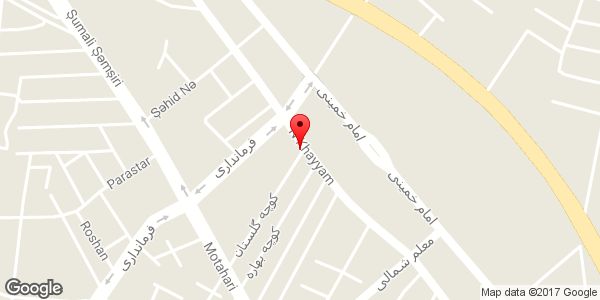 موقعیت سالن زیبایی آفرینا روی نقشه