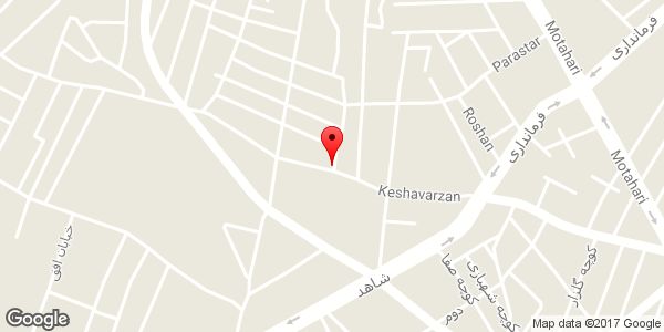 موقعیت سالن زیبایی ملینا روی نقشه