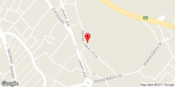 موقعیت سوپر مارکت روی نقشه