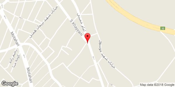 موقعیت کافه دنج روی نقشه