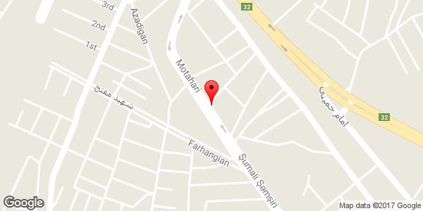 موقعیت پخش و توزیع غذای جوادی روی نقشه