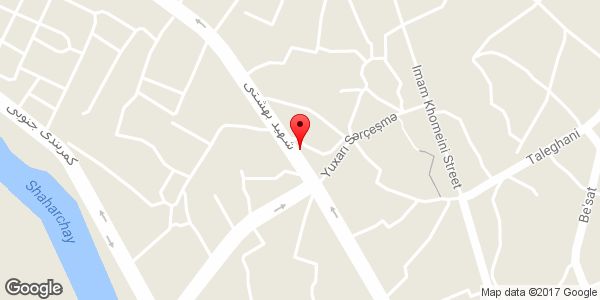 موقعیت قهوه خانه غلامی روی نقشه