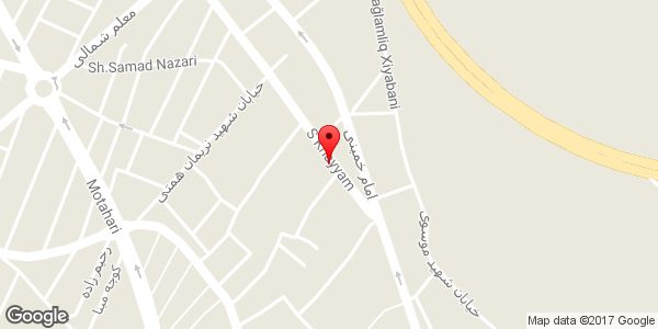 موقعیت سوپر مارکت هفت آسمان روی نقشه