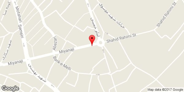 موقعیت نقره فروشی ماوی روی نقشه