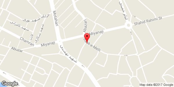 موقعیت آبسردکن روی نقشه