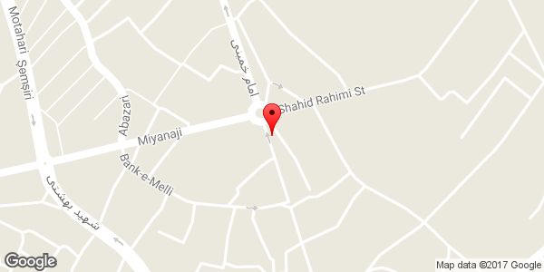 موقعیت سوپر مرغ فراز روی نقشه