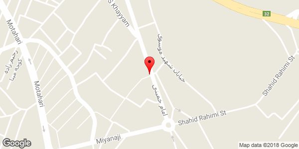 موقعیت موبایل حسینی روی نقشه