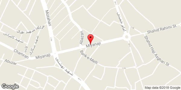 موقعیت خیابان ششم بهمن روی نقشه