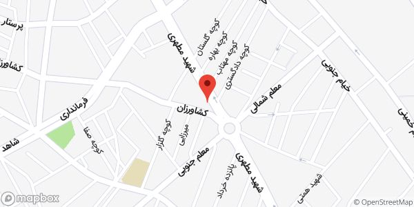 موقعیت لوستر و مبلمان ایزدی روی نقشه