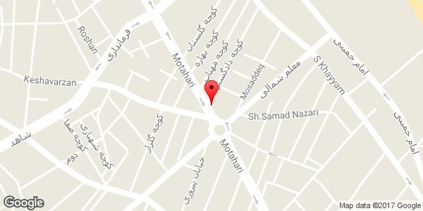 موقعیت میوه فروشی روی نقشه