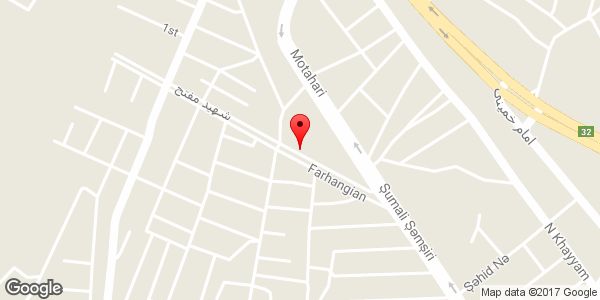 موقعیت آموزشگاه آرایش و پیرایش ترنم روی نقشه