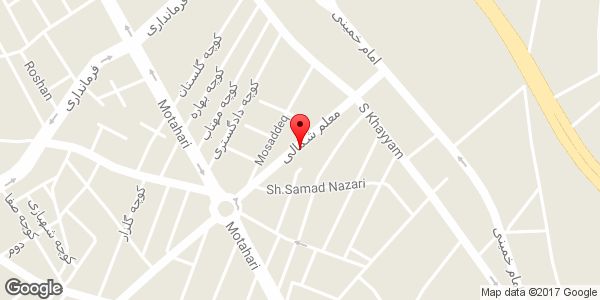 موقعیت فروشگاه کفش روی نقشه