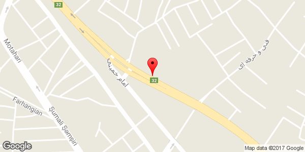 موقعیت کارواش و تعویض روغن تیک آف روی نقشه