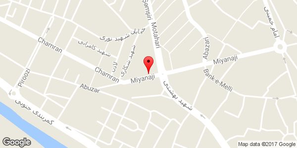 موقعیت بنگاه معاملاتی املاک ساحل روی نقشه