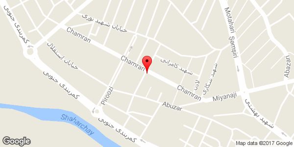 موقعیت سوپر مارکت و میوه فروشی روی نقشه