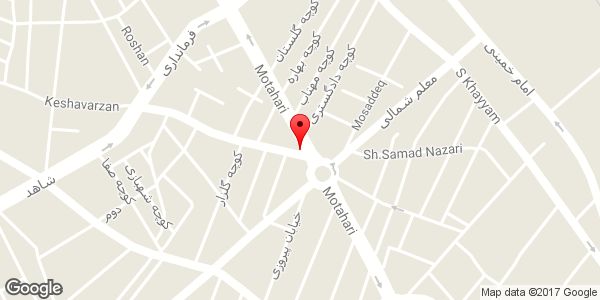 موقعیت فروشگاه رجبی روی نقشه