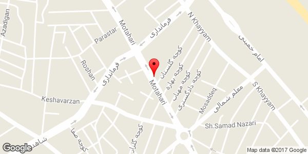 موقعیت سوپر مارکت فصل زرد روی نقشه