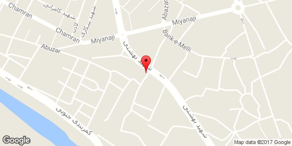 موقعیت لوازم یکبار مصرف وفائی روی نقشه