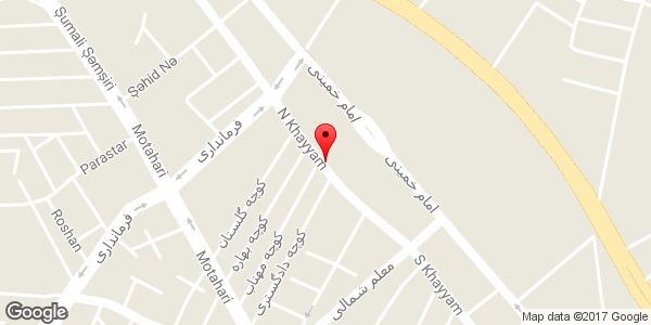 موقعیت سالن آرایشی سادینا روی نقشه