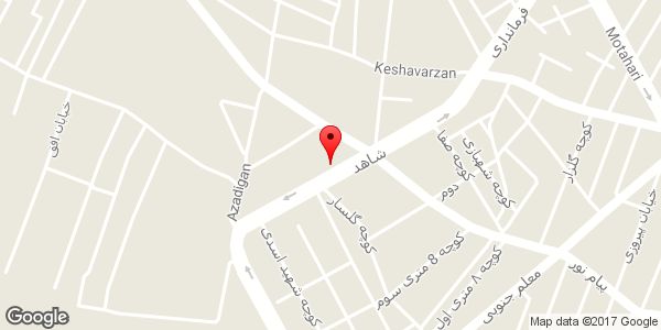 موقعیت دبیرستان غیر دولتی پسرانه سما روی نقشه