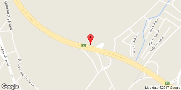 موقعیت جوشکاری معراج روی نقشه