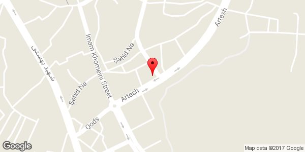 موقعیت نقاشی اتومبیل مختاری روی نقشه