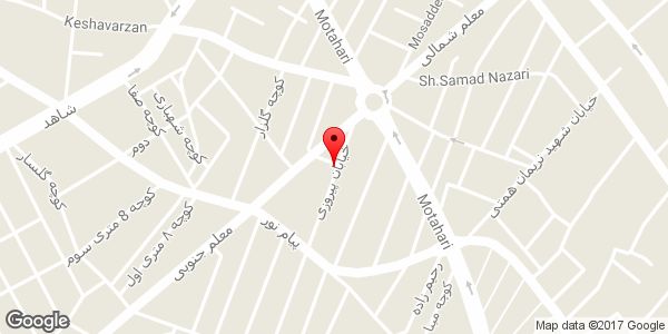 موقعیت کادوئی شمس روی نقشه