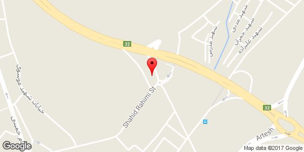 موقعیت خواربار و لبنیاتی حسینی روی نقشه