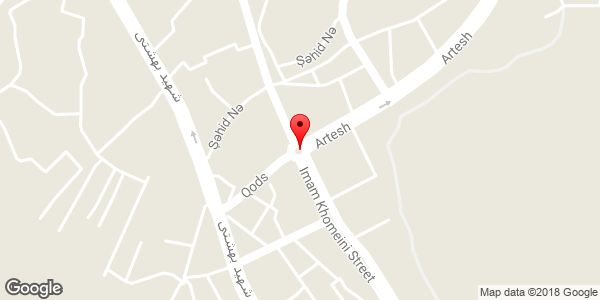 موقعیت میدان بسیج روی نقشه