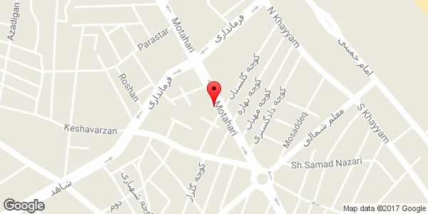 موقعیت فروشگاه دنیای الکترونیک روی نقشه