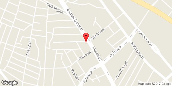 موقعیت اداره بنیاد شهید و امور ایثارگران شهرستان میانه روی نقشه