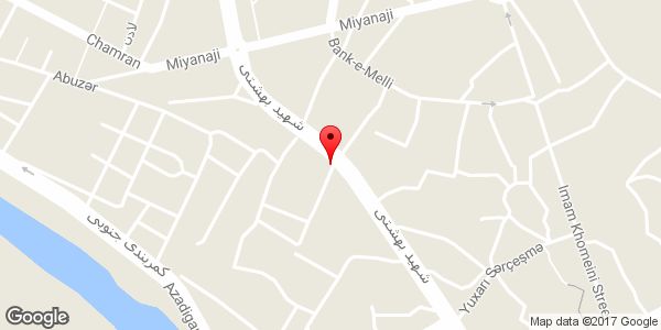 موقعیت مبل امین روی نقشه